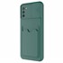 Microsonic Samsung Galaxy A02s Kılıf Inside Card Slot Koyu Yeşil 2
