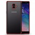 Microsonic Samsung Galaxy A6 2018 Kılıf Skyfall Transparent Clear Kırmızı 1