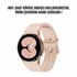 Microsonic Samsung Galaxy Watch 4 Classic 42mm Kordon Solid Silicone Band Pembe 2