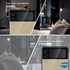 Microsonic Samsung Galaxy Z Flip 3 Arka Tam Kaplayan Temperli Cam Koruyucu Siyah 5
