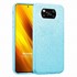 Microsonic Xiaomi Poco X3 Pro Kılıf Sparkle Shiny Mavi 1