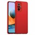Microsonic Matte Silicone Xiaomi Redmi Note 10 Pro Max Kılıf Kırmızı 1