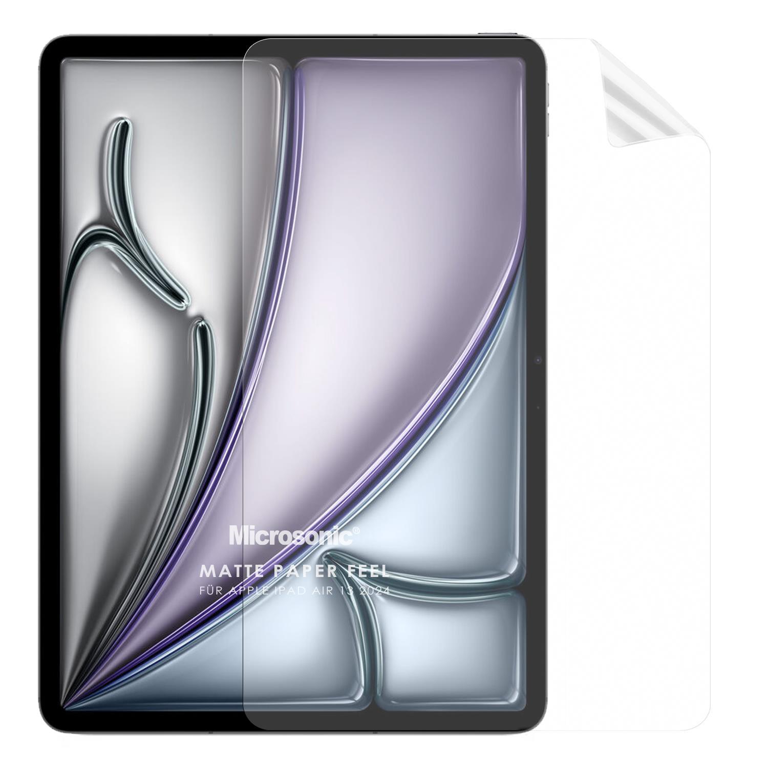 Microsonic Apple iPad Air 11 2024 A2902-A2903 Paper Feel Kağıt Dokulu Mat Ekran Koruyucu