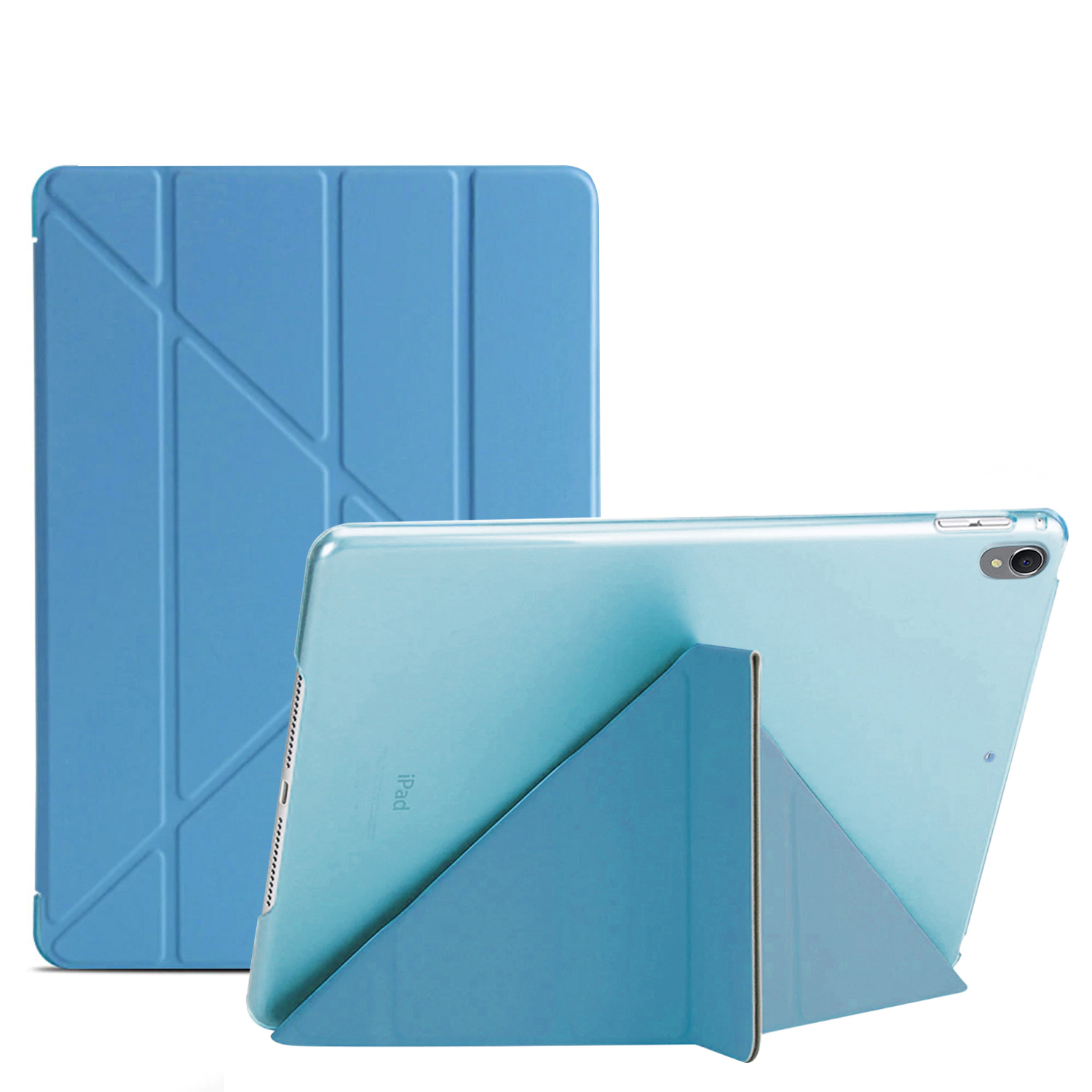 Microsonic Apple iPad Pro 10 5 A1701-A1709-A1852 Folding Origami Design Kılıf Turkuaz