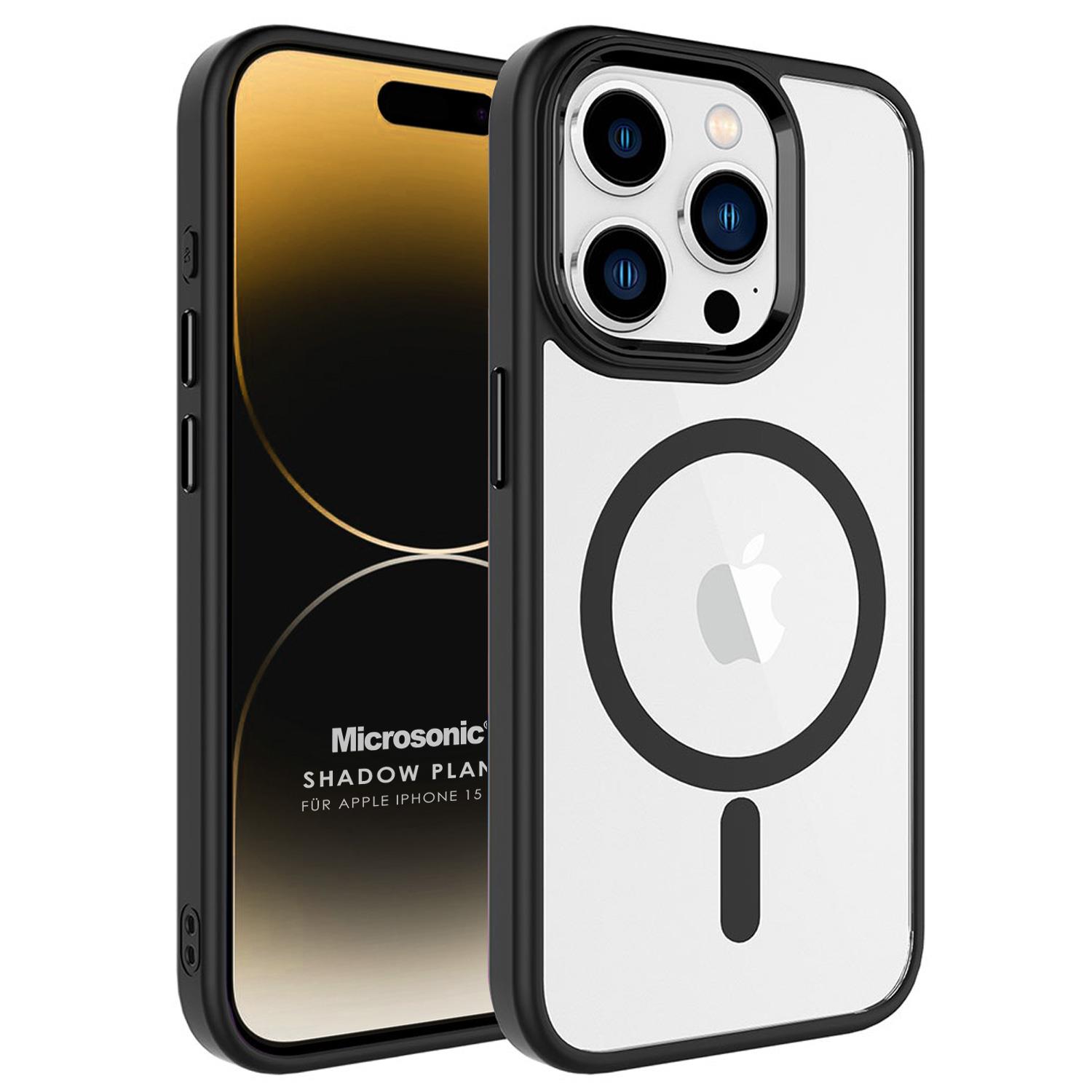 Microsonic Apple iPhone 15 Pro Kılıf MagSafe Shadow Planet Siyah