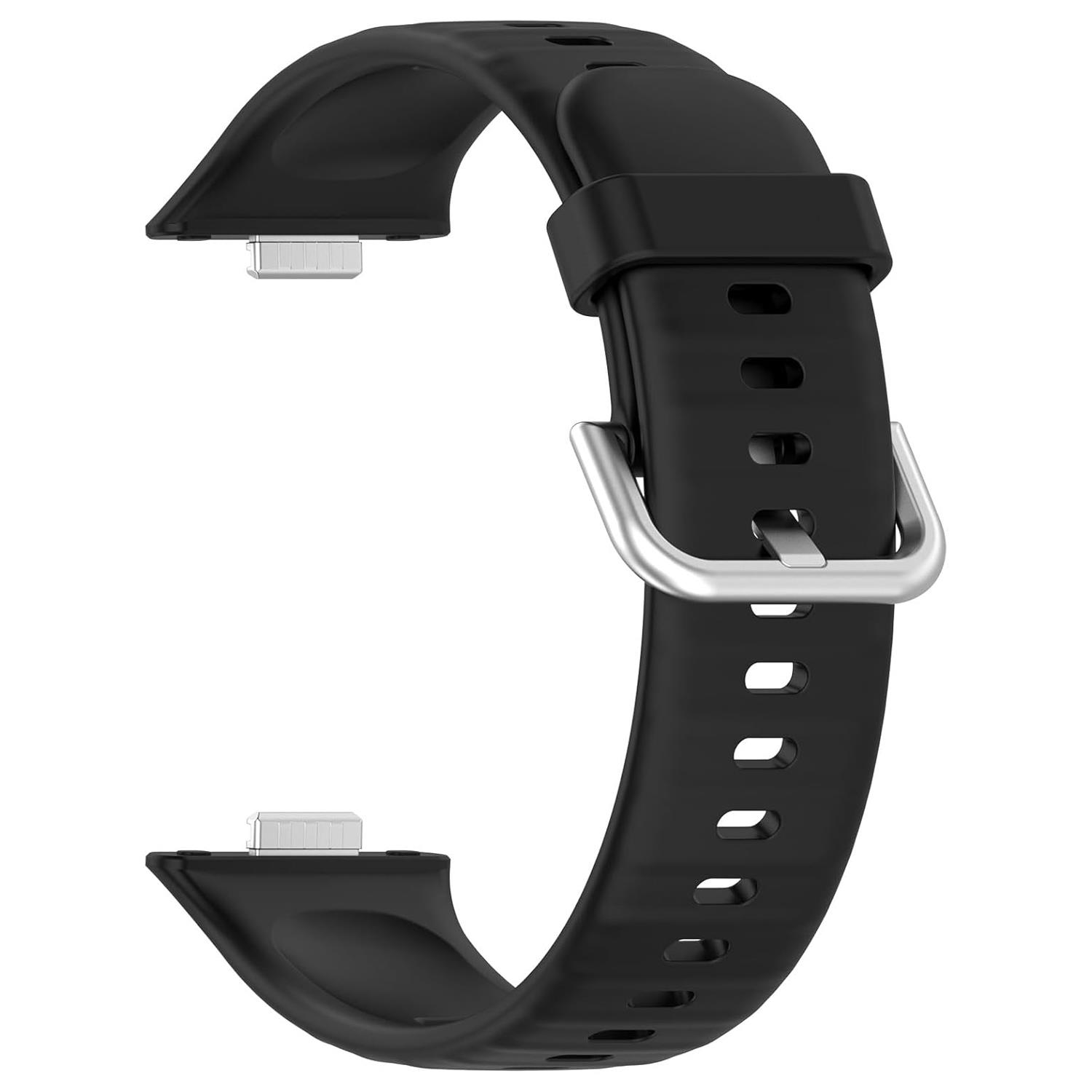 Microsonic Huawei Watch Fit 3 Kordon Silicone Sport Band Siyah