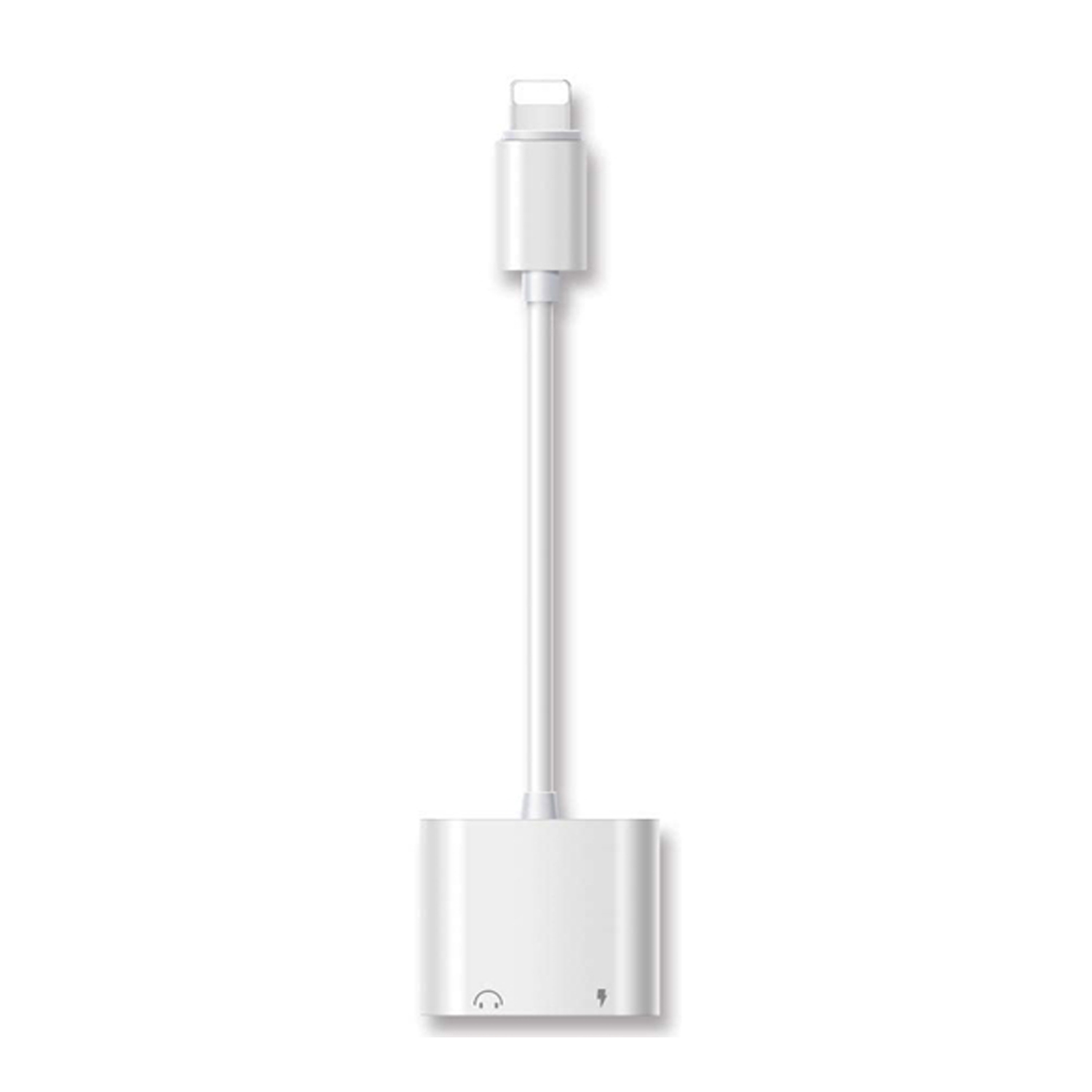 Microsonic Lightning to 3 5mm Adapter Kablo iPhone Ses Aux Kablo Dönüştücü Adaptör Beyaz
