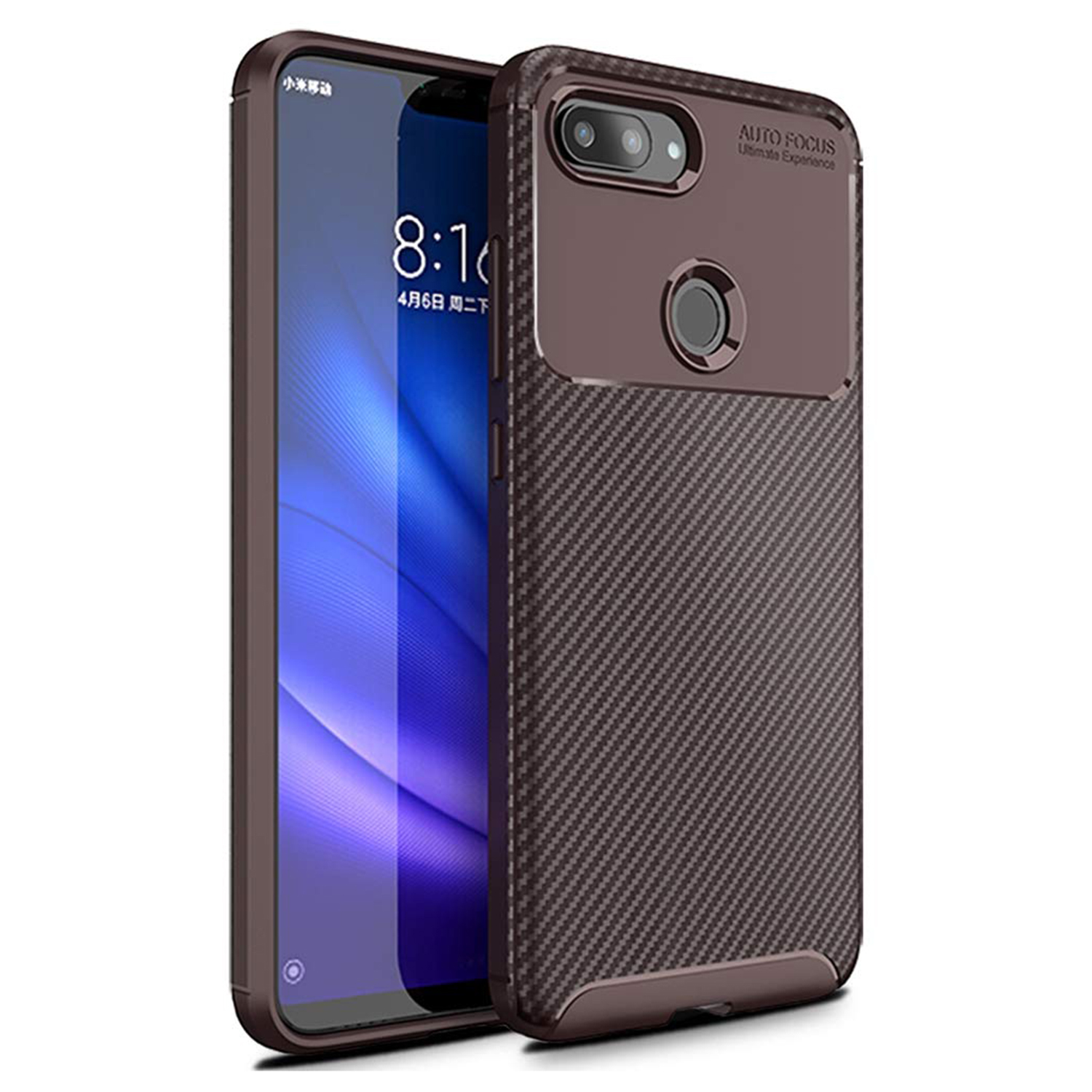 Microsonic Xiaomi Mi 8 Lite Kılıf Legion Series Kahverengi