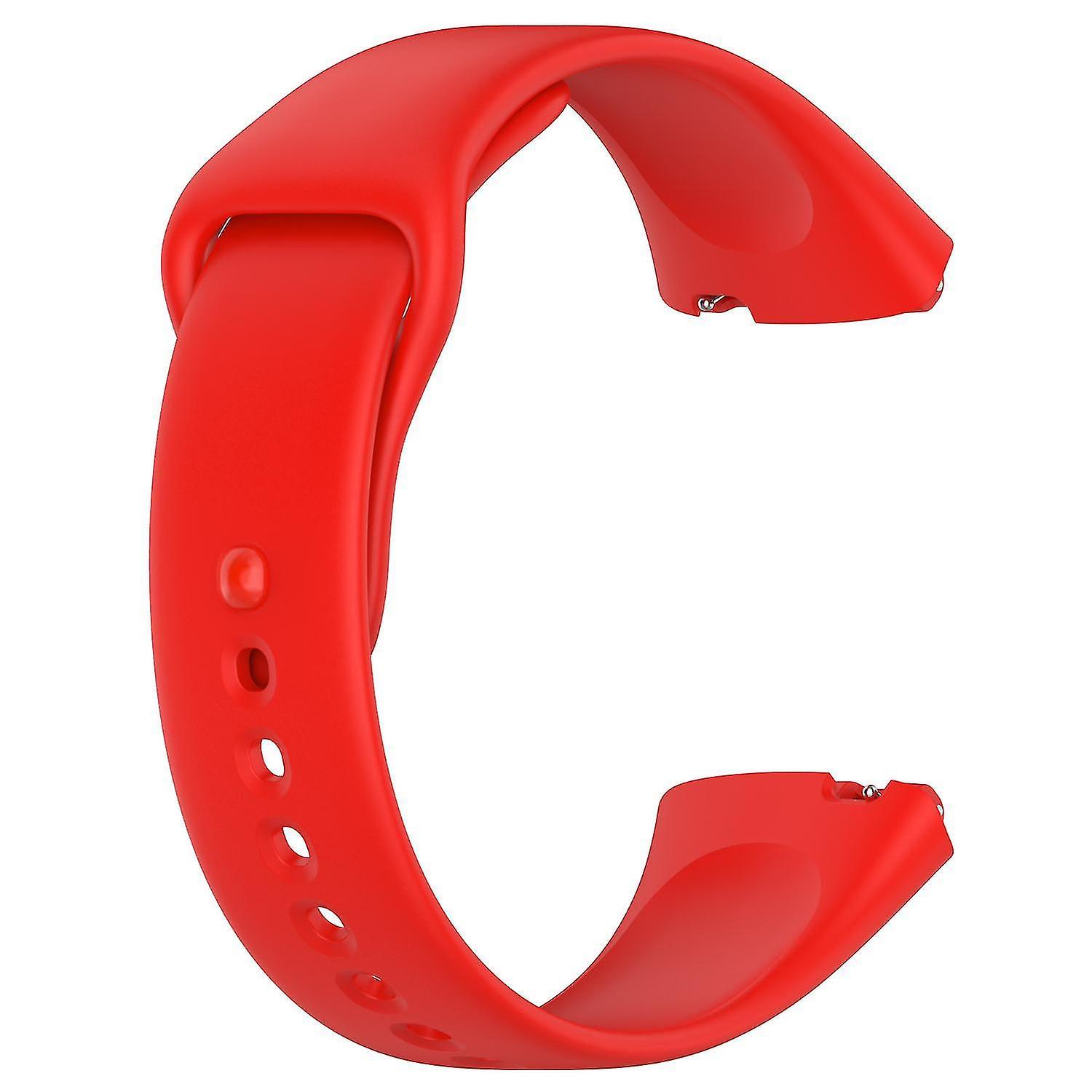 Microsonic Xiaomi Redmi Watch 3 Active Kordon Silicone Sport Band Kırmızı