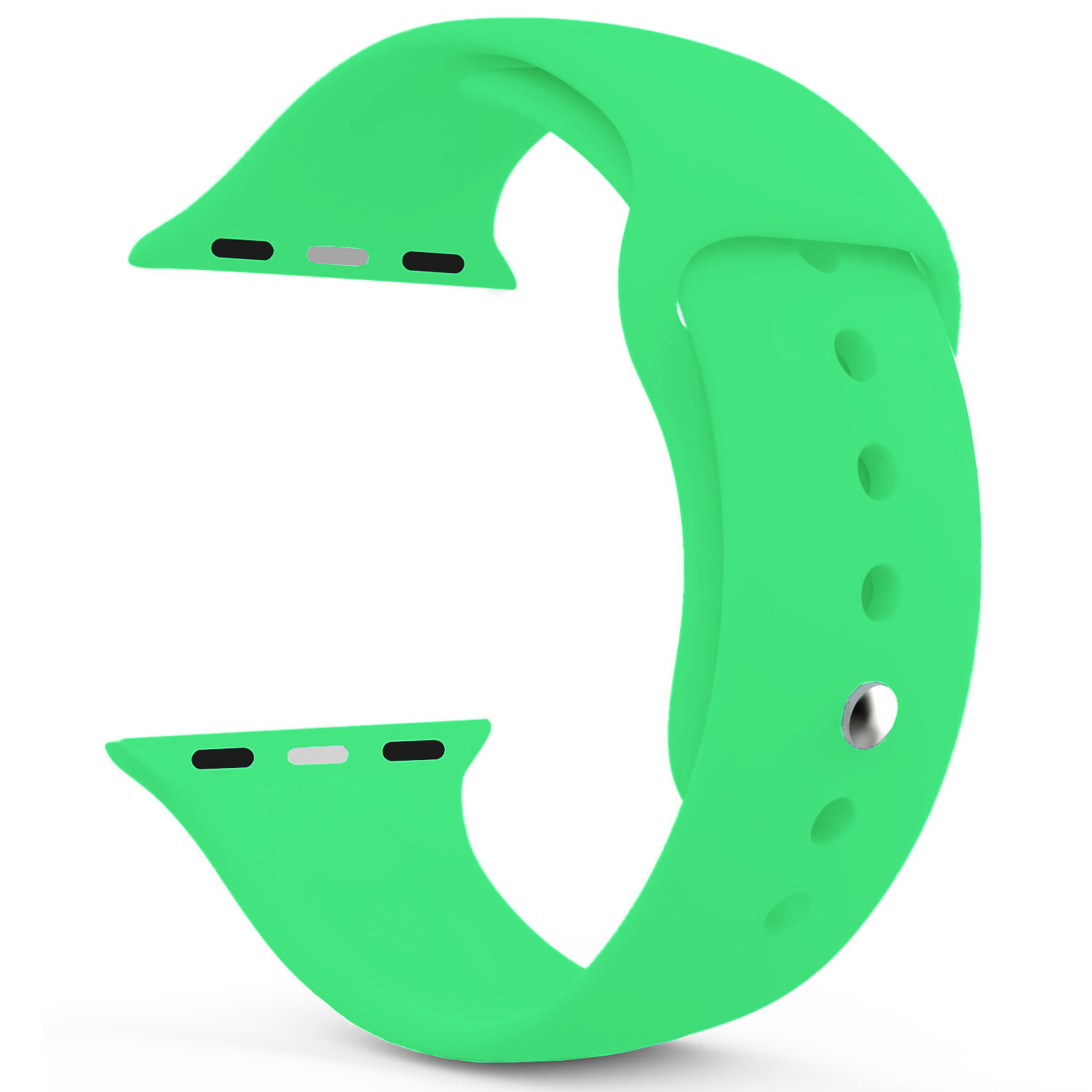 Microsonic Apple Watch Series 4 44mm Kordon ActiveFlex Wristband Yeşil