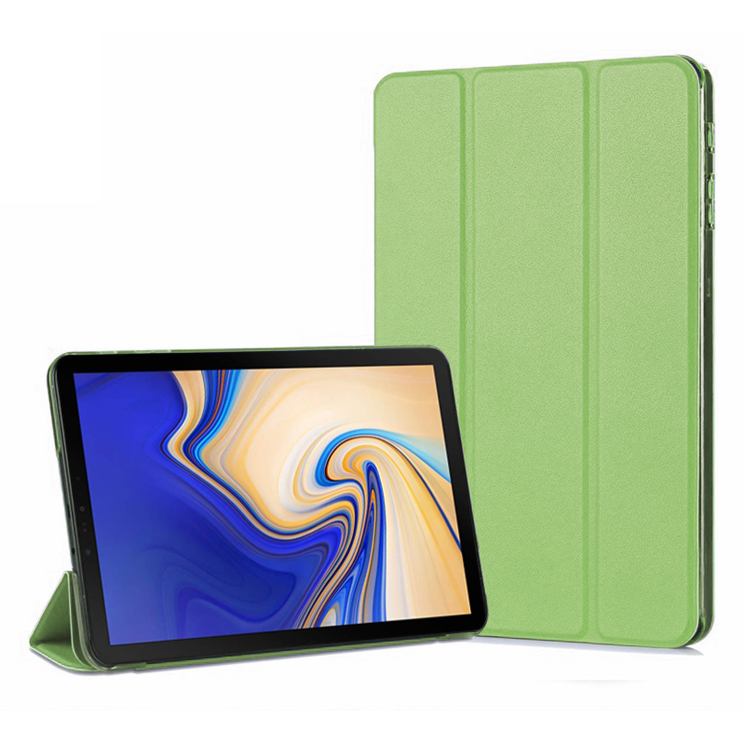 Microsonic Samsung Galaxy Tab S4 10 5 T830 Smart Case ve arka Kılıf Yeşil